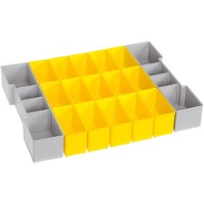 Sortimo LB 102 Tray 23-piece Set for L-BOXX 102 Grey & Yellow