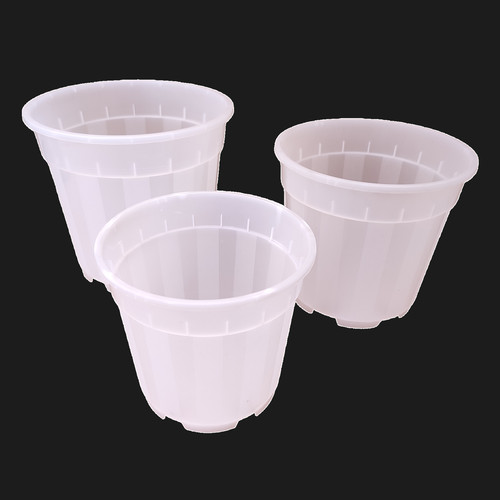 Orchid pots round plastic - round,