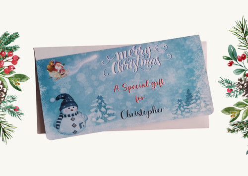 Personalised christmas scratch - christmas,