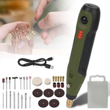 USB Rechargeable Cordless Electric Mini Drill Grinder Engraving Pen Rotary Tool