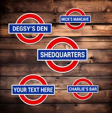 Personalised MAN CAVE DEN Sign