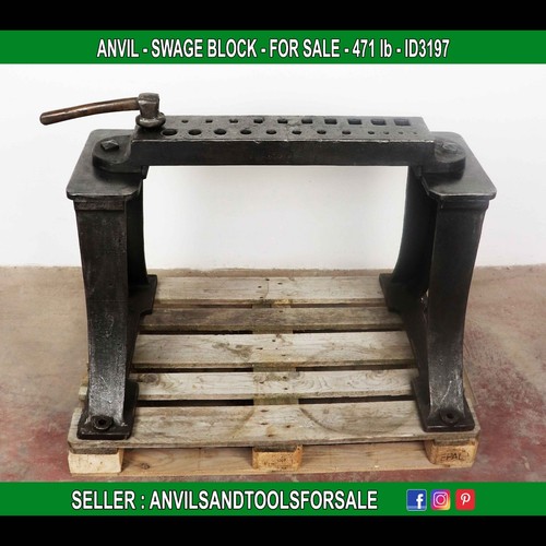 Anvil swage block 471 lb - swage,