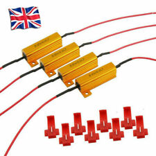 4X LED Indicator Ballast Load Resistor Flash Rate Relay Turn Signal Bulb 50W UK