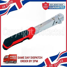 HEAVY DUTY CARPET TACKER FITTER STAPLER GUN TOOL UPHOLSTERY ROOFING INSULATION