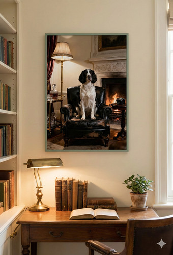 Springer spaniel wall art - spaniel,
