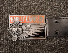 Harley-Davidson Buckle Belt Black Harmony Design Inc USA