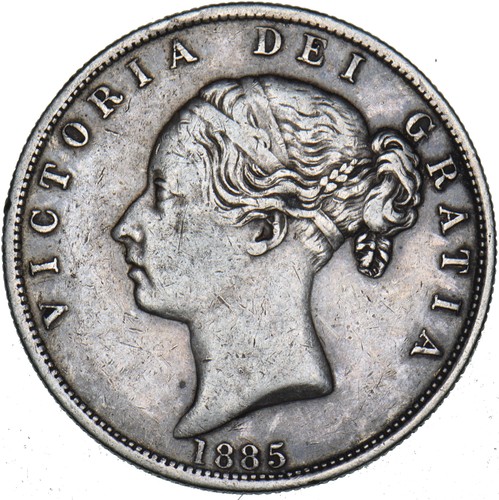 1885 halfcrown victoria - 1885,