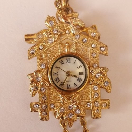 Vintage gold tone cuckoo - vintage,