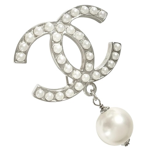 Chanel logo pearl ball - logo,