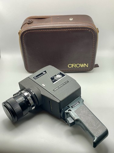 Crown ezs zoom 8mm cine - crown,