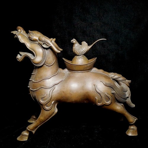 Inch old chinese bronze - inch,
