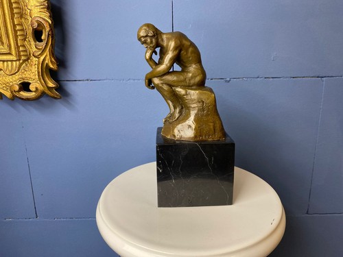 Bronze statue the - statue, thinker