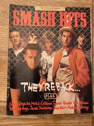 Smash hits magazine aug to - aug,