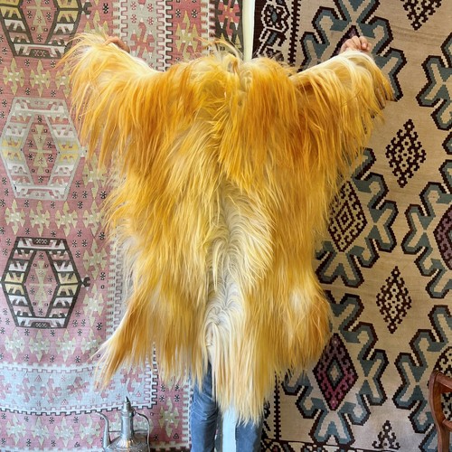 Natural angora goat skin - natural,
