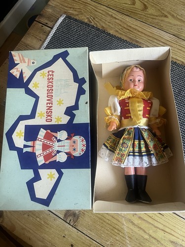 Vintage czechoslovakian doll - czechoslovakian,