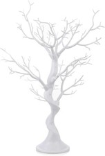 Sziqiqi 75cm White Twig Tree Easter Tree Centrepieces for Indoor Outdoor White