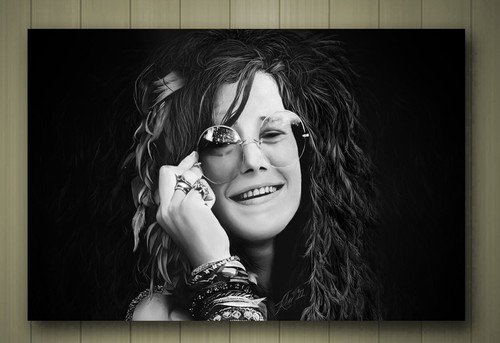 Janis joplin framed canvas - joplin,