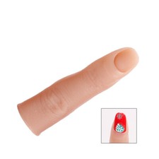 Artificial Nail Art Fake Finger Models Full Silicone Practice Training Hands
