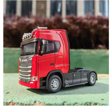 1/50 Scale Diecast Truck Model - Engineering Transport Vehicle Toy