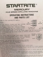 Startrite 5 speed drilling