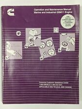 CUMMINS | MARINE & INDUSTRIAL | QSM11 ENGINE | OPERATION & MAINTANENCE MANUAL