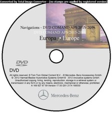 MERCEDES COMAND MY 2015 - 2016 APS NTG2 V17 NAVIGATOR MAPS UPDATING CD DVD