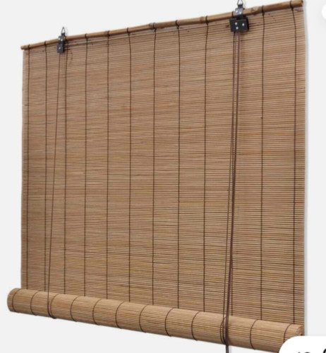 Bamboo roller blinds room - blinds, or