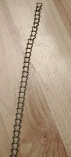 Gilbert Erector Set 1920's Ladder Chain 12 inch / 1 Foot Nickel Plated Steel 