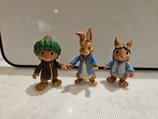 Peter Rabbit Figures X3 Posable 