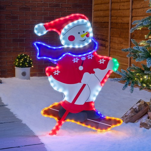 Christmas snowman light led - christmas,