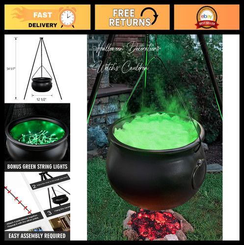 Large witches cauldron - large,