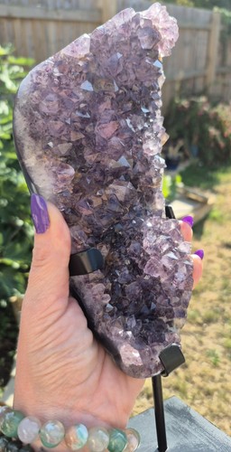 Large amethyst crystal cluster - large,