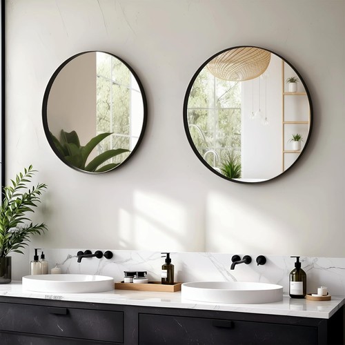 Round wall mirror large - wall,