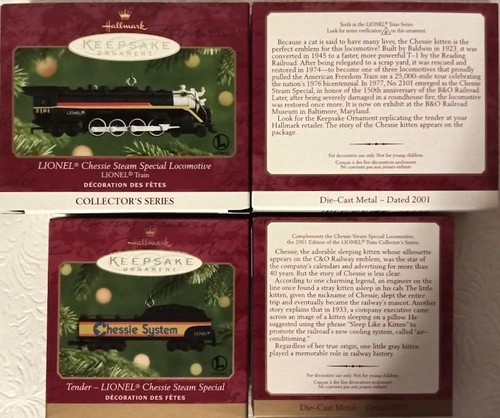 Pieces hallmark lionel 2001 - 4,