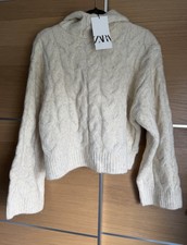 Zara Size M 10 12 14 Cream