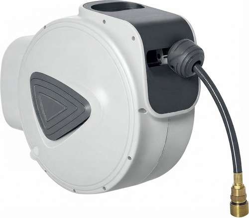 Air hose reel retractable wall - air,