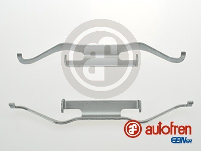 Fitting set for brake - , pads