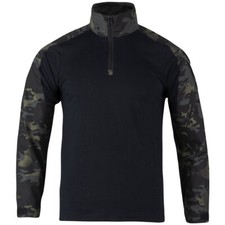 Viper Special Ops Shirt Mens Combat Tactical Military V-Cam Black Camo