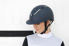 Charles Owen Kylo Riding Hat - Navy Matte