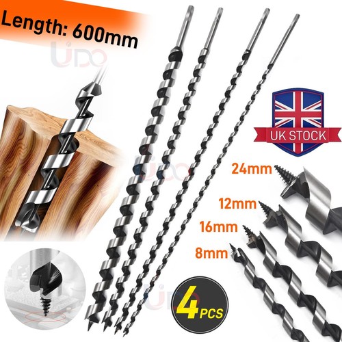 4pc 600mm extra long - 600mm, auger