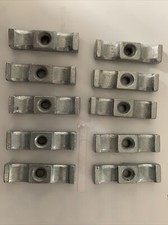 10 x Turn Button Latch Thumb Catch Galvanised Shed Door Rabbit Hutch Heavy Duty