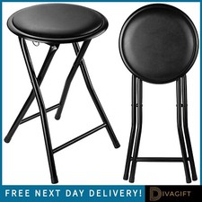 Black folding stool soft - folding,
