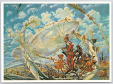 Arrival Of The Ark Artist Postcard Josh Kirby Art Science Fiction Fantasy