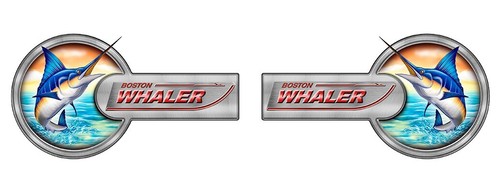 Part boston whaler boat - 2-part,