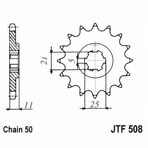 Sprocket 508 z15 kawasaki - z15,