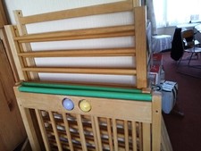 Wooden playpen for babies and toddlers