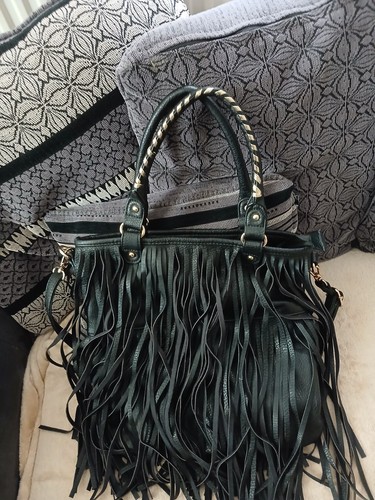 Black tassel bag nwot women - black,