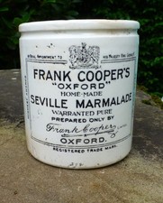 Rare Frank Cooper Oxford Marmalade Pot Appointment to King George V