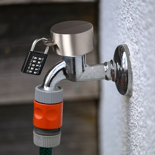 Outdoor faucet lock - faucet,
