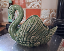 Vintage Ceramic Swan Planter